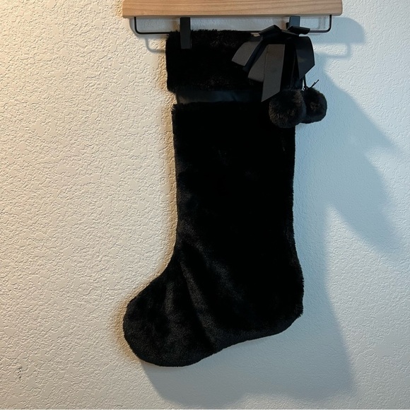 Women’s new Victoria’s Secret black fleece Christmas stocking - Picture 5 of 5